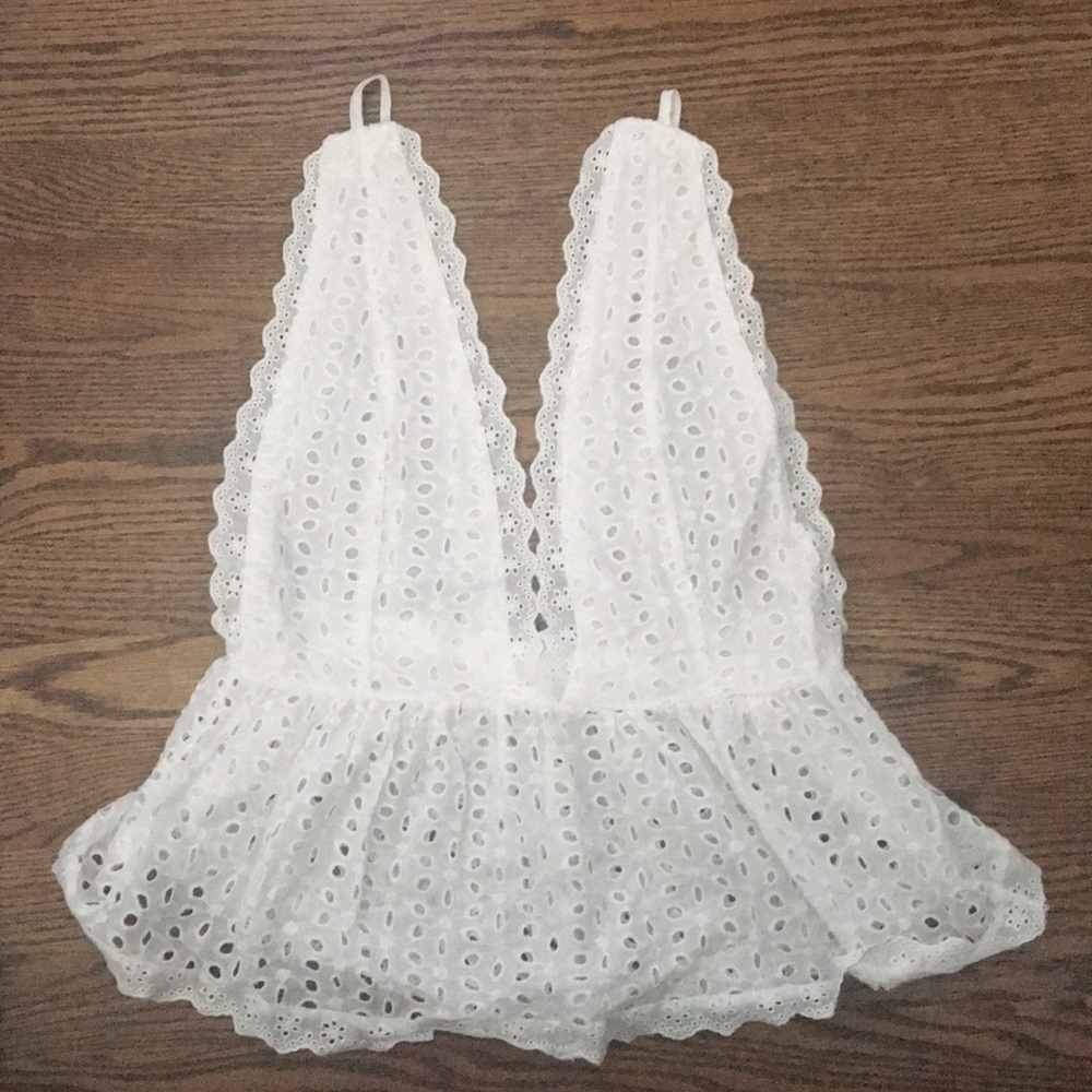 White summer top